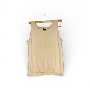 Talbots Cream Tank Top
